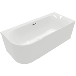 Villeroy & Boch Loop & Friends half - vrijstaand bad - 180x80cm hoek rechts Acryl - glans wit SW762314