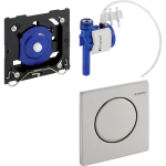 Geberit HyTouch système de commande d'urinoir pneumatique avec plaque de commande Mambo inox 0701933
