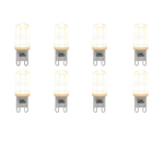 Luedd Lampe LED - lot de 8 - G9 - 3W - 2700K - 280LM - à intensité réglable SW1211319