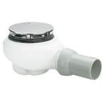 Villeroy & Boch Toebehoren Tempoplex Plus douchebakafvoer v douchebak - met gat - 90mm - hoogglans chroom 0949907