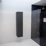 MONDIAZ BEAM Armoire colonne - 160cm - 2 portes - Darkgrey SW410010