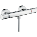 Hansgrohe Ecostat Comfort Douchekraan - thermostatisch - zonder omstel - met koppelingenHOH=15cm - thermostaat - hoogglans chroom 0605508