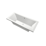 Xenz Society Baignoire duo - 170x75x53 - bonde centrale - acrylique - blanc SW102898
