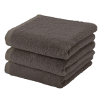 Aquanova London Handdoek - 55x100cm - 3 stuks - Ash SW815816