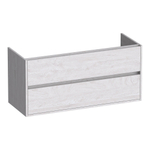 BRAUER Adore wastafelonderkast - 120x46x55cm - 2 softclose lades - greeploos - 1 sifon uitsparing - Forest Seashell SW1198239
