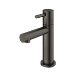 Hotbath Cobber Fonteinkraan - opbouw - L-uitloop - 8.5cm - mat verouderd ijzer (zwart) SW74049