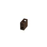 INK Fineer Regaal 20x43x40cm - open - tbv onderkast - 20x40cm - MDF Fineer Chocolate SW493334