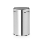 Brabantia Touch Bin Afvalemmer - 40 liter - kunststof binnenemmer - matt steel fingerprint proof SW1117332