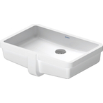 Duravit Vero Inbouwwastafel - 48.5x31.5cm - met overloop - zonder kraanvlak - wit 0291361