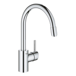 GROHE Concetto Robinet de cuisine avec mousseur extractible bec rehaussé rotatif Chrome SW225324