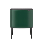 Brabantia Bo Touch Bin Poubelle - 36 litres - seau intérieur en plastique - pine green SW1117505