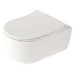 Plieger Kansas hangtoilet – spoelrandloos – 36 x 54,5 cm – met Pressalit D2 slim softclose zitting lift-off – glans wit SW654793