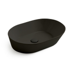 By Goof Mees Design Vasque à poser 60x42x16.5cm Ovale Noir mat SW491402