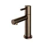 Hotbath Cobber Fonteinkraan - opbouw - L-uitloop - 8.5cm - messing verouderd koper (goud) SW74048