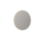 INK SP24 Miroir - 80x4x80cm - LED en bas et en haut changement de couleur - dimmable - Chauffage de miroir - rond - dans un cadre en acier - aluminium blanc mat SW693124