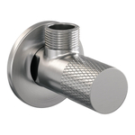BRAUER Brushed Carving Robinet d'arrêt d'angle - G1/2 - flexible - inox brossé SW1182503