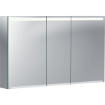 Geberit OPTION spiegelkast - met verlichting - 3 deuren - 120x70x15cm - spiegel zilver SW417261