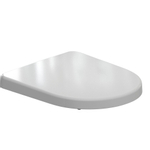 Saniclass toiletzitting - 37.2x44cm - d-vorm - softclose - quick release - glans wit SW729015