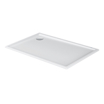 Duravit Starck Slimline Kunststof douchebak acryl rechthoekig - 140x90x5.5cm - zonder poten - wit 0297276