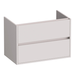 BRAUER Adore meuble sous-lavabo - 80x46x55cm - 2 tiroirs softclose - sans poignée - 1 découpe pour siphon - sable mat SW1198419