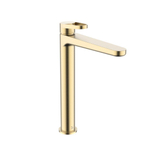 Crosswater Lazo Wastafelkraan - opbouw - hoog - gecoat messing geborsteld (goud) SW928192