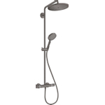 Hansgrohe Croma select Select Regendoucheset - thermostaat - glijstang 28cm - brushed black chrome SW451575
