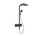 Hansgrohe Raindance alive showerpipe - 210/340 2 jet thermostaat - Brushed Black Chrome (antraciet) SW1387816