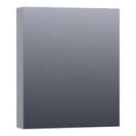 BRAUER Plain Armoire de toilette 59x70x15cm gauche Gris mat SW393125