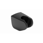 Wiesbaden UniMatch Support de douchette mural en plastique noir mat SW1159452