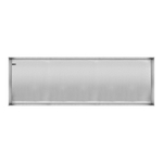 Looox Colour box Niche encastrable 90x30cm inox brossé SW108653