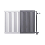 Stelrad Galva Radiateur panneau galvanisé type 11 avec bandes 70x60cm 685W sans pièces détachées blanc SW65029