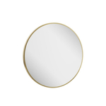 Crosswater Infinity spiegel – Ø70 cm – zonder verlichting – Messing geborsteld (goud) SW1026414