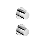 Hotbath Ace Élément de finition - pour mitigeur thermostatique encastré - 2 voies - inverseur - Chromé SW1117582