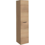 Crosswater Glide II Badkamerkast - 35x35x160cm - greeploos - windsor oak (hout) SW487197