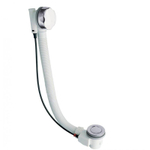 Plieger combinaison de vidage de baignoire avec bonde et bouton rotatif universel chrome SW375241