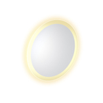 Clou Look at Me spiegel – Ø40 cm – indirecte LED rondom – Satijn (Grijs) SW417045