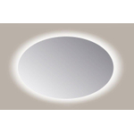 Sanicare q-mirrors miroir 120x80x3.5cm avec éclairage led blanc chaud verre ovale SW643963