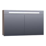 BRAUER Promise spiegelkast – 119x70x15 cm – directe LED – Grove (noten) SW371606