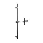 Fortifura Calvi Barre de Douche - 90 cm - support de douche - Gunmetal SW1413857