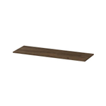INK Topdeck Wastafelblad - 140x45x2cm - tbv onderkast - MDF - Fineer Chocolate SW493891
