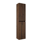 Saniclass Vita Hoge Kast - 140x35x27cm - 2 deuren - noten SW1416142