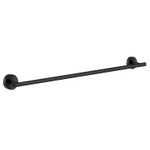 Smedbo Home Portant serviette 64.8x4.8x6.7cm - Auto-adhésif/ percer - Noir mat SW890075