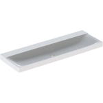 Geberit Xeno2 wastafel - 140x48cm - zonder kraangat - zonder overloop KeraTect - wit SW417415