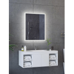 HR Meubles de salle de bain Mikado miroir 60x70cm à intensité variable LED avec chauffage SW997260