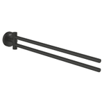 GROHE Start QuickFix Handdoekhouder - 43.9cm - 2-lids - draaibaar - matte black SW1126745