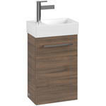 Villeroy & Boch Avento wastafelonderbouwkast - 1 deur - 34x51.4x20.2cm rechts - Arizona Oak (hout) SW448538