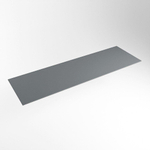 Mondiaz TOP 46 Plan sous vasque - 150x46x0.9cm - compatible comme plan de meuble - solid surface - Plata SW1017700