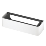 INK Concept R Wastafelonderkast - 140x45x35cm - 1 lade - opliggende grepen - afgeronde hoeken - MDF lak - mat wit SW1405674