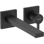 Hansgrohe Tecturis E Eengreeps wastafelkraan - inbouw - voor wandmontage - met uitloop 22 - 5 cm - mat zwart SW918486