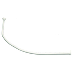 Sealskin Rondalux Tringle de rideau de douche d'angle 95x95cm Ø 28 mm. Aluminium Blanc CO276606210
